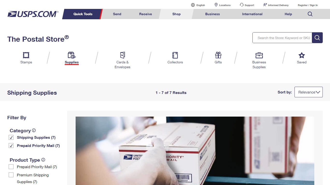 Prepaid Priority Mail | USPS.com